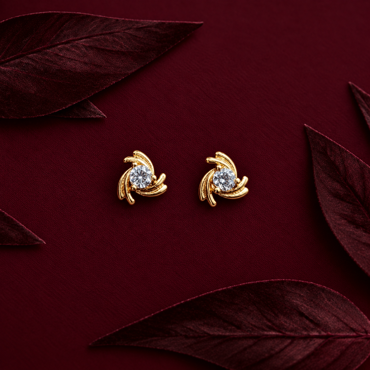 Panchaloha Baby CZ Studs