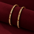 Panchaloha CZ & Ruby Bangles