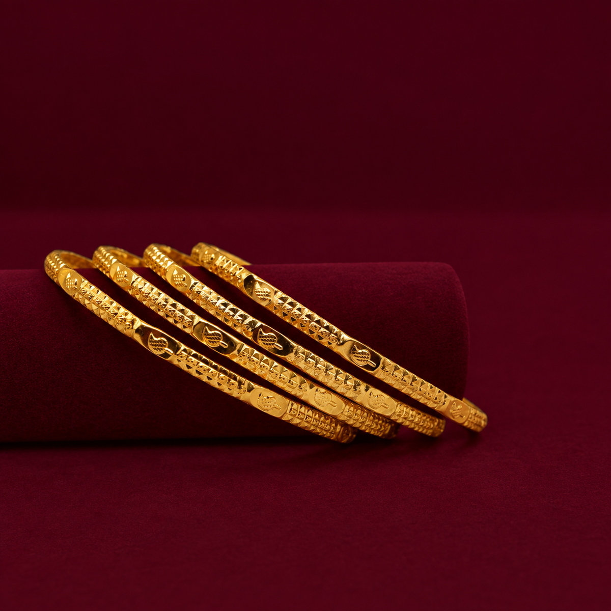 Panchaloha Plain Bangles